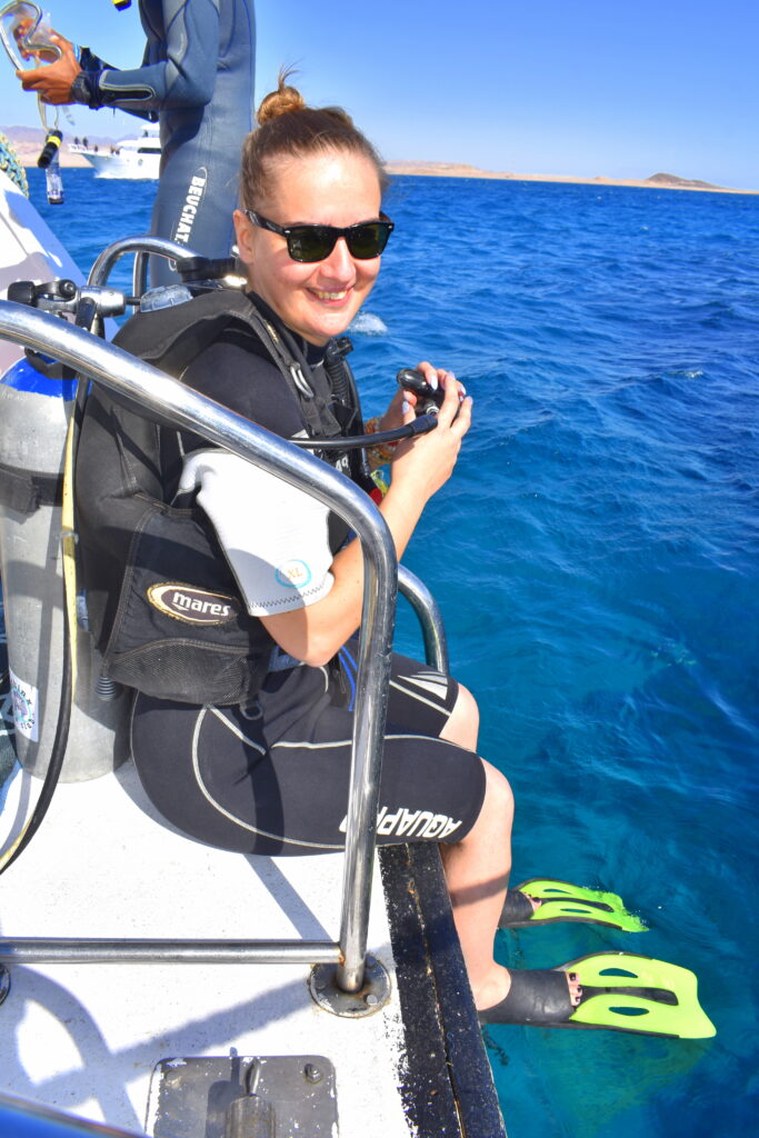 Professional Diving From Boat